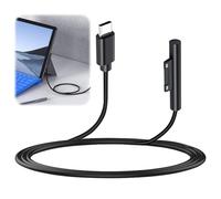 Câble de Charge USB-C pour Surface, Adaptateur de Charge de Type C Compatible avec Microsoft Surface Pro 3/4/5/6/7/Laptop/Book 1/2/3, Surface Go/2, Book 1/2, 45 W, 15 V, 3 A, 1,8 m
