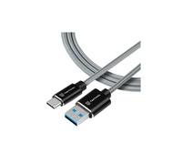 Câble de charge USB-C Tactical1m15W3A en nylon gris