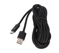 Câble de charge USB-C tressé en nylon de 3 mètres (9,8 ft) pour Xbox/PS5 avec LED