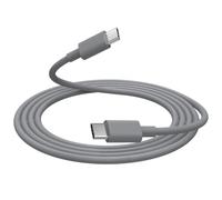 Câble de charge USB-C vers C pour Beats Powerbeats Pro 2, Studio Buds+ | Cordon de chargeur USB C vers type C compatible avec haut-parleurs Beats Solo Buds, Studio Pro, Flex, Pill 2024, gris, 1,9 m