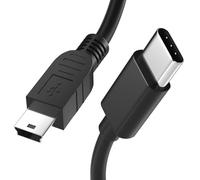 Câble de charge USB C vers mini USB 1 m, type C vers Mini B pour GoPro Hero 3+, PS3, lecteur MP3, Garmin, Dash Cam, Canon PowerShot Rebel ELPH Camera, chargeur pour Playstation 3