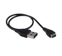 Câble de charge USB compatible HR de charge FITBIT (28 cm) - Noir