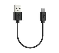 Câble de charge USB court Geekria pour casque, compatible avec Skullcandy Hesh 3/2, Indy True/EVO, Sesh, Dime et JibTrue2, USB vers Micro-USB, 30 cm