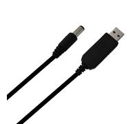 Câble de charge USB DC mâle de 5,5 mm - Adaptateur secteur USB DC - Câble de charge universel avec prise de 5,5 mm - Alimentation universelle pour appareil photo, clavier, lampe de poche