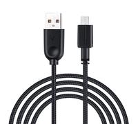 Câble de charge USB de 1,9 m et micro fil USB compatible avec souris de jeu filaire Alienware AW610M 610 m Noir