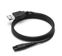 Câble de Charge USB - Hatteker - 5V 5W - Compatible avec Rasoirs Électriques - Noir