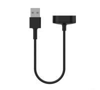 Câble de charge USB pour Fitbit Inspire et Inspire HR Fitness - Câble de rechange en TPE et ABS PVC - Charge stable et rapide pour montre intelligente - Longueur : 100 cm - Couleur : noir (15 cm)
