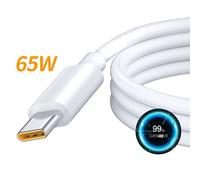 Câble de Charge USB Type C 65W 6,5a, cordon de fléchettes Super Vooc pour Realme 9i 9 Pro 8 7 X7 X50 GT GT2 OPPO Find X5 X3 N Reno 7-1.5m-BLANC