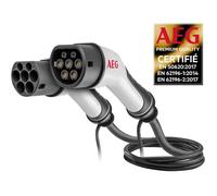 Câble de charge véhicules électriques & hybrides - AEG - Type 2 - Câble triphasé 16A 480V AC - Jusqu à 11Kw - Longueur : 5m