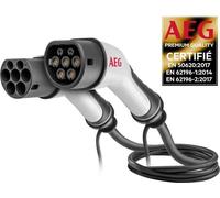 Câble de charge véhicules électriques & hybrides - AEG - Type 2 - Câble triphasé 32A 480V AC - Jusqu a 22Kw - Longueur : 5m