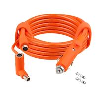 Câble de Charge Voiture 12 V/24 V 2 m 14 AWG avec Prise Allume-Cigare DC7909 & DC8020 - Adaptateur 15 A Compatible avec Jackery Bluetti Goal Zero Yeti Grecell Power Station Portable Solaire Camping