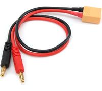 Câble de charge XT90 vers fiche banane 4mm,Câble de charge XT90 vers fiche banane 4.0mm 14AWG,Câble connecteur XT90 vers fiche banane 4.0mm,Câble adaptateur XT90 mâle vers fiche banane 4mm,Câble pour