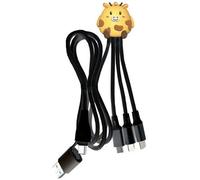 Câble de charge YELLO KOKO USB C vers USB-C/Micro/Light 1m girafe