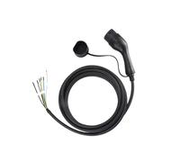 Câble de chargement 4U 3,5 kw 7kw 11kw 22kw IEC62196 EV type 2 femelle for ouvrir le fil for les stations de recharge de véhicules électriques(3P 16A 11KW 15M)