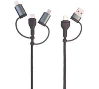 Câble de chargement 60 W et transfert USB-A/C vers USB-C/Micro-USB/Lightning [Callstel]