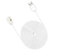 Câble de chargement, alimentation pour caméra Arlo Ultra 5,2/8/10,4 m PET blanc, résistant aux intempéries, cordon d'extension USB magnétique (5,2 m)