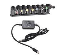Câble De Chargement d'alimentation Type C DC24V avec Plusieurs Adaptateurs pour Lumières LED Et Caméras Sécurité Alimentation Électrique Fiches Interchangeables