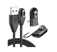 Câble de Chargement de 3,3 Pieds pour avec 2 Adaptateurs USB, Cordon de Chargeur Magnétique USB pour Shokz Aeropex AS800/S803/S810