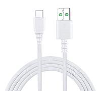 Câble de chargement de données USB C vers USB compatible avec Razer Viper V2 Pro/DeathAdder V3 Pro/Basilisk V3 Pro - Adaptateur de souris de jeu sans fil (blanc)