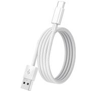 Câble de chargement de voiture CarPlay pour iPhone 15/16 - USB A vers USB C - Cordon de charge tressé pour Apple Carplay, iPhone 15/16 Pro Plus Pro Max, iPad USB de type C tressé - 1,1 m