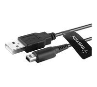 INSTEN Câble de chargement USB 1,2 m - Compatible New 3DS/2DS/DSi - Noir