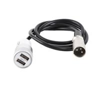 Câble de Chargement pour Manette de Fauteuil Roulant, câble d'alimentation à Charge Rapide, Accessoire Universel pour Fauteuil Roulant électrique, sûr et fiable, Compatible avec