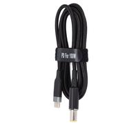 Câble de chargement pour ordinateur portable TypeC mâle à 7,9 x 5,5 mm, prise DC PD, cordon d'alimentation pour ordinateur portable Lenovo (0,5 m)