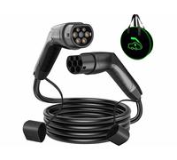 Câble de chargement triphasé pour voiture électrique 32 A / 22 kW type 2 - 5 m