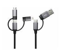 : Câble de chargement 60 W et transfert USB-A/C vers USB-C/Micro-USB/Lightning