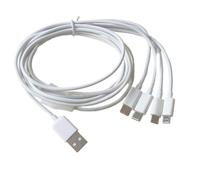 Câble de chargement USB 4 en 1 pour appareil USB de type C 5 broches pour 4 appareils simultanément 2 types C