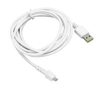 Câble de Chargement USB adapté pour Naga Pro DeathAdder V2 Pro Basilisk, Câble de Chargement de Souris SB de 6,1 Pieds, Cordon de Chargement de Souris de Jeu sans Fil (Blanc)