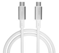 : Câble de chargement USB-C / USB-C jusqu'à 100 W blanc - 1 m