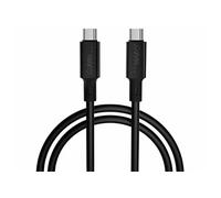 : Câble de chargement USB-C / USB-C jusqu'à 100 W noir - 2 m