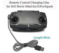 Câble de chargement USB compatible avec la télécommande DJI Mavic Mini Air 2 Pro Spark, cordon d'alimentation tressé en nylon de 80 cm
