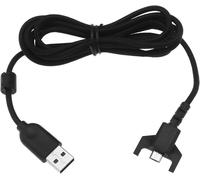 Câble de Chargement USB Compatible avec Logitech La Souris Et Le Clavier sans Fil G403 G900 G903 G703 G Pro Longueur du Câble 1,8 M Câble de Souris USB Tressé Noir