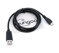 Câble de Chargement USB Compatible avec Nokia 1 (Plus), 1.4, 2.4, 2, 2.1, 2.2, 2.3, 3, 3.1, 3.2, 4.2, 5, 6, 6300 (2021), 6310 (2021), 8000 (2021) avec Chiffon de Nettoyage pour écran mungoo