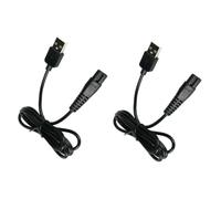 Câble De Chargement USB, Compatible for Xiaomi, Compatible for Mijia, Rasoir Électrique MJTXD01SKS Prise Cordon D'alimentation Chargeur Adaptateur Électrique(2pcs)