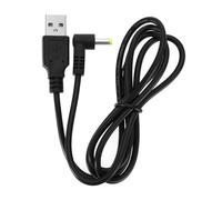 Câble de Chargement USB DC Câble d'alimentation Rond de 4mm Compatible avec Panasonic HC-V/HC-VX/HC-W/HC-WX K2GHYYS00002 Caméscope, Noir