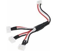 Câble de Chargeur 3 en 1 de 7.4V 2S Adapté pour les Drones JJRC, WLtoys, SYMA Charge 3 Batteries Simultanément, Noir, Plastique Noir G