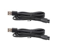 Câble De Chargeur D'alimentation USB, Compatible For Kemei, KM-2296 De Remplacement For Tondeuse À Cheveux Professionnelle, Accessoires De Machine, Câble USB-C Portable(2 USB charging cable)