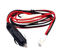 Câble de chargeur de voiture en forme de T 12 V DC, câble connecteur radio mobile de 1,5 m avec fusible 15 A pour radio mobile CB