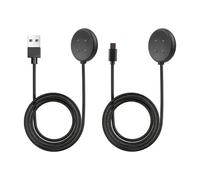 Câble de Chargeur Magnétique Compatible avec Google Pixel 3, 2PCS 1M Câble de Charge Magnétique à Charge Rapide avec Câble de Charge USB-C/USB pour Fitbiit Ace LTE/Versa 4/3/Sense 2/Sense