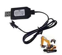 Câble De Chargeur RC, Câble De Charge Pour Batterie De Jouet Pour 7,4 V 1000 MA, Charge De Batterie 7,4 V, Batt-erie Au Lithium D'avion RC SM-2P SM-3P SM-4P, Adaptateur Équipé D'indicateur Intelligent