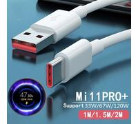 Câble de chargeur USB Type C pour Xiaomi,Snap4,Mi Mix,possède 10,11,Ultra Redmi Note 9,10 Pro,K40,casque Bery F3,lightAlpha 50W,120W - Type 1m #A