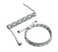 Câble de clavier de jeu d'ordinateur - Câble d'aviation spiralé pour claviers mécaniques Type C vers USB-A - Prise aéronautique amovible professionnelle