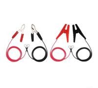 Câble de clôture à montage rapide avec poignée de serrage stable | Haute conductivité, couleur rouge et noire, matériau durable, pour tous les systèmes de clôture