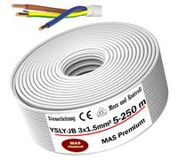 YSLY-JB - Câble de commande flexible - De 5 à 250 m - 3 x 1,5 mm² - Gris - Câble de mesure, de contrôle et de régulation pour machines-outils (20 m)