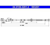 Câble De Commande, Commande D'Embrayage Pour KIA PICANTO