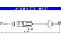 Câble De Commande, Commande D'Embrayage Pour VW GOLF VENTO