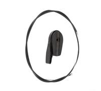 Câble de commande d'accélérateur de tondeuse à gazon de 165,1 cm avec kit de poignée d'interrupteur pour tondeuses électriques compatible avec HRR216 Series HRS216 Series HRT216 HRZ216 (Noir)